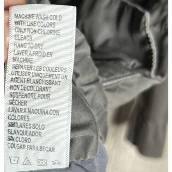 James Perse Anorak Utility Jacket Packable Hood Pockets Gray Color Size 2 - Picture 2 of 13